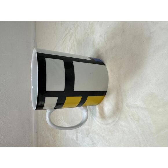 Barnes & Noble | Dining | Piet Mondrian Color Block Ceramic Mug ...
